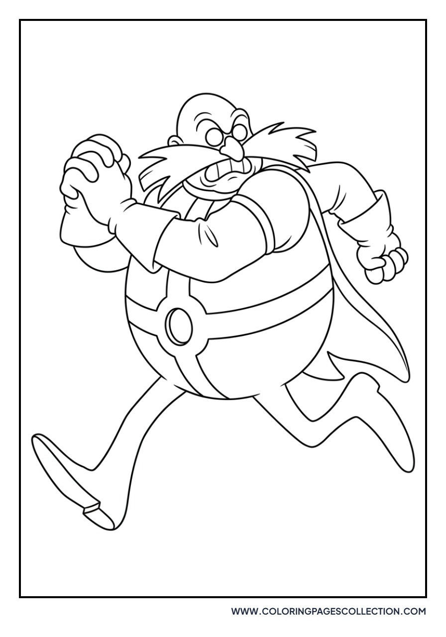 Classic Eggman Running