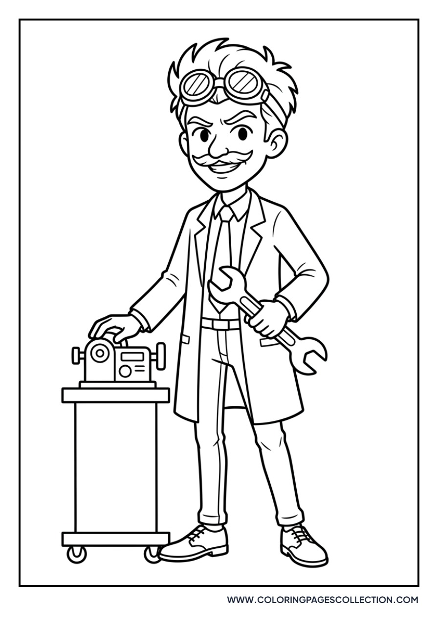 Eggman as a Young Scientist