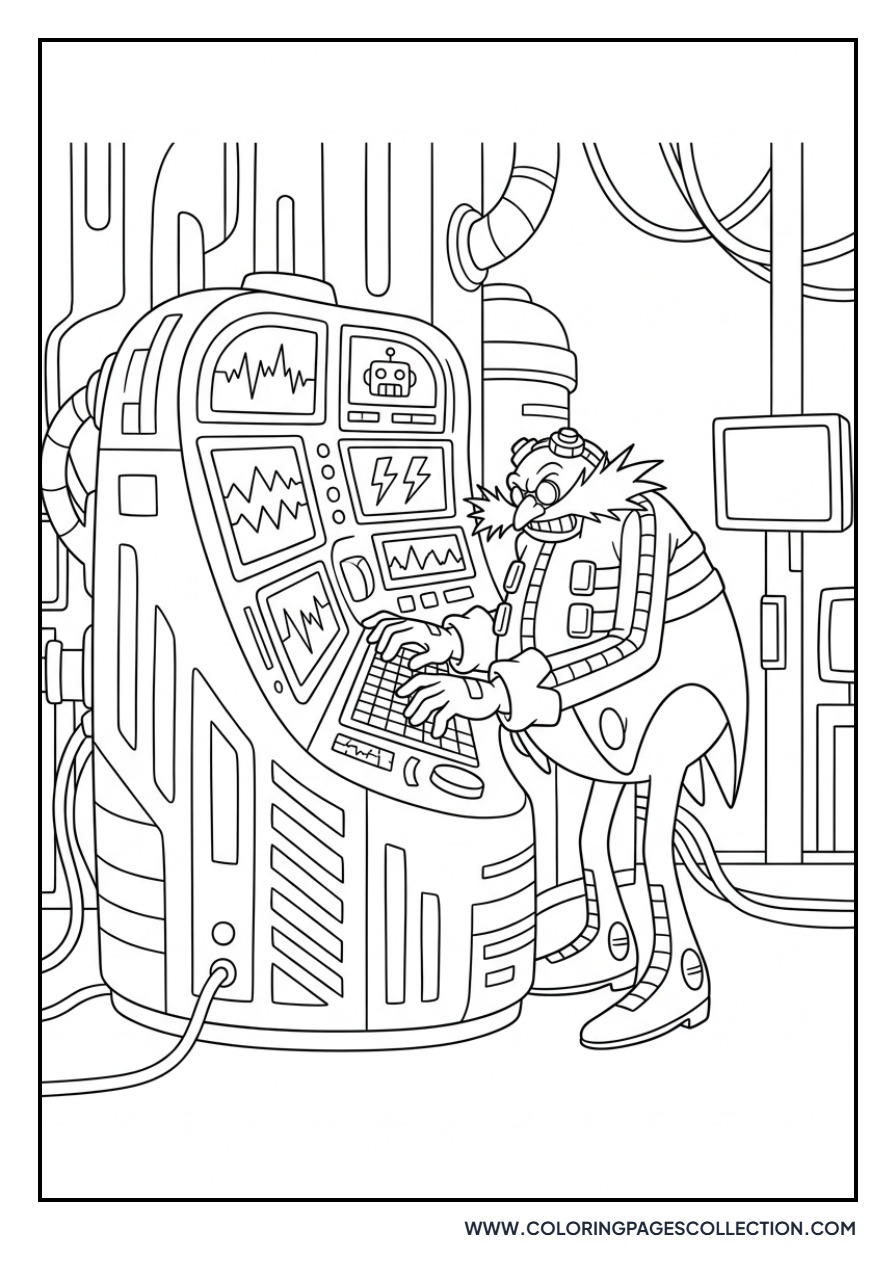 Eggman at the Computer