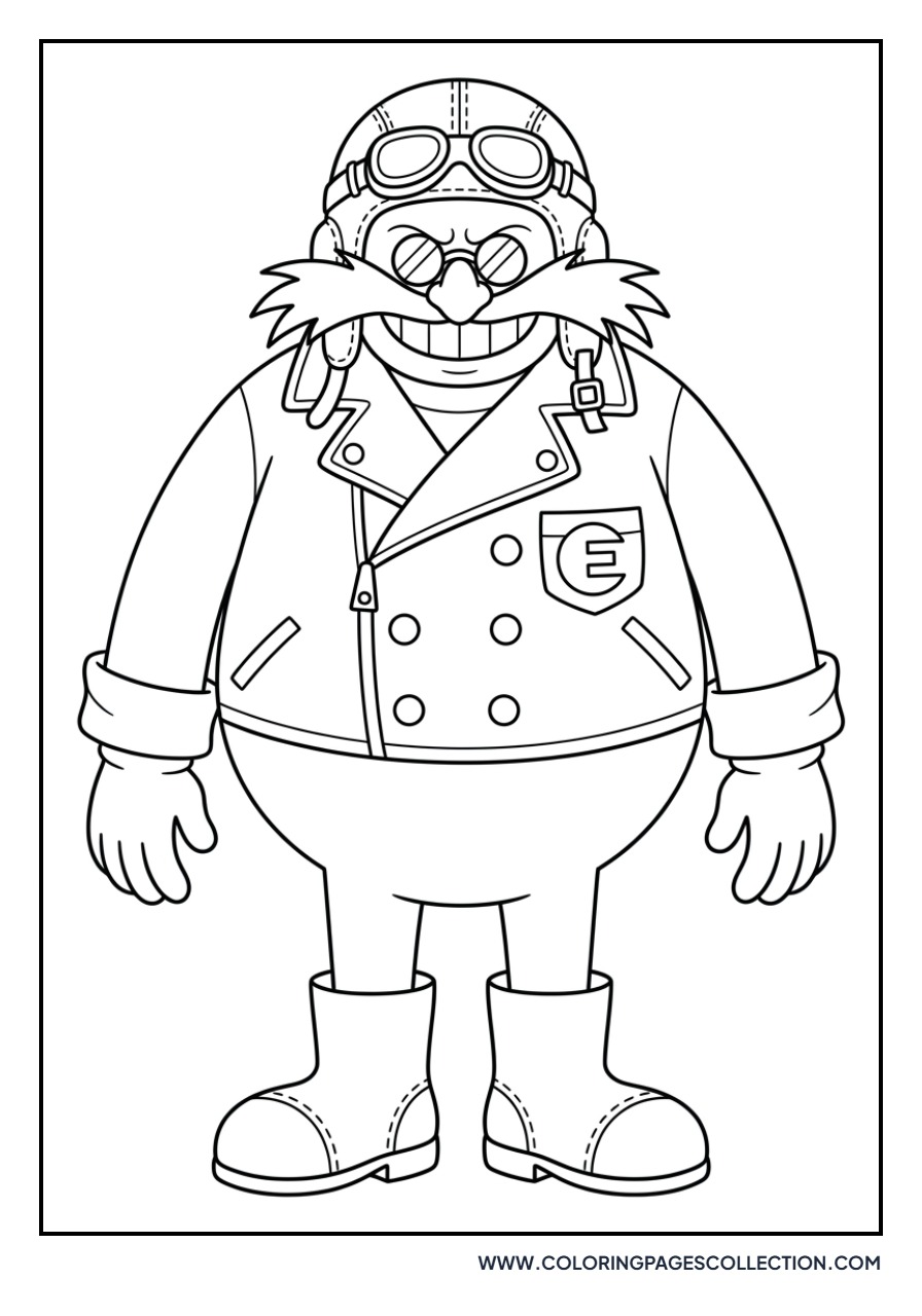 Eggman in a Pilot Suit