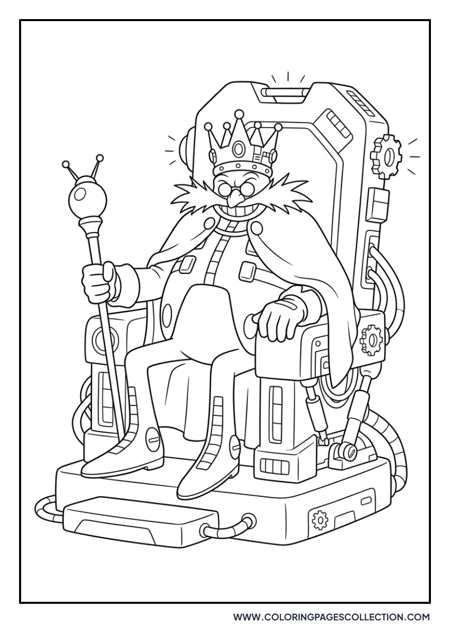 Eggman on a Throne