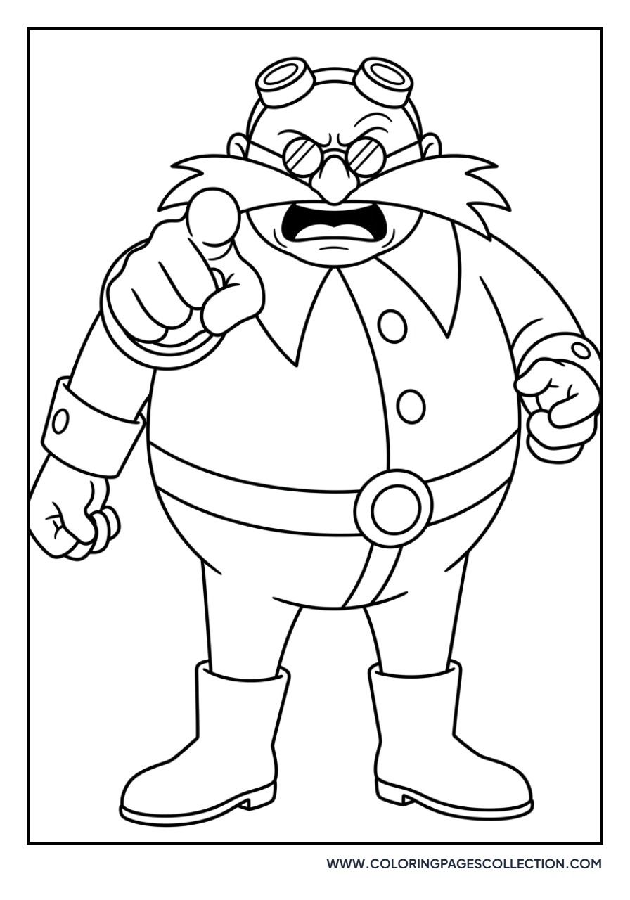 Eggman Pointing Forward