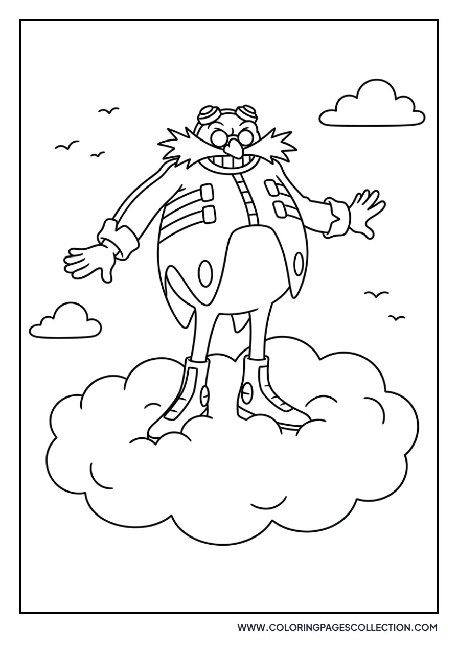 Eggman Standing on a Cloud
