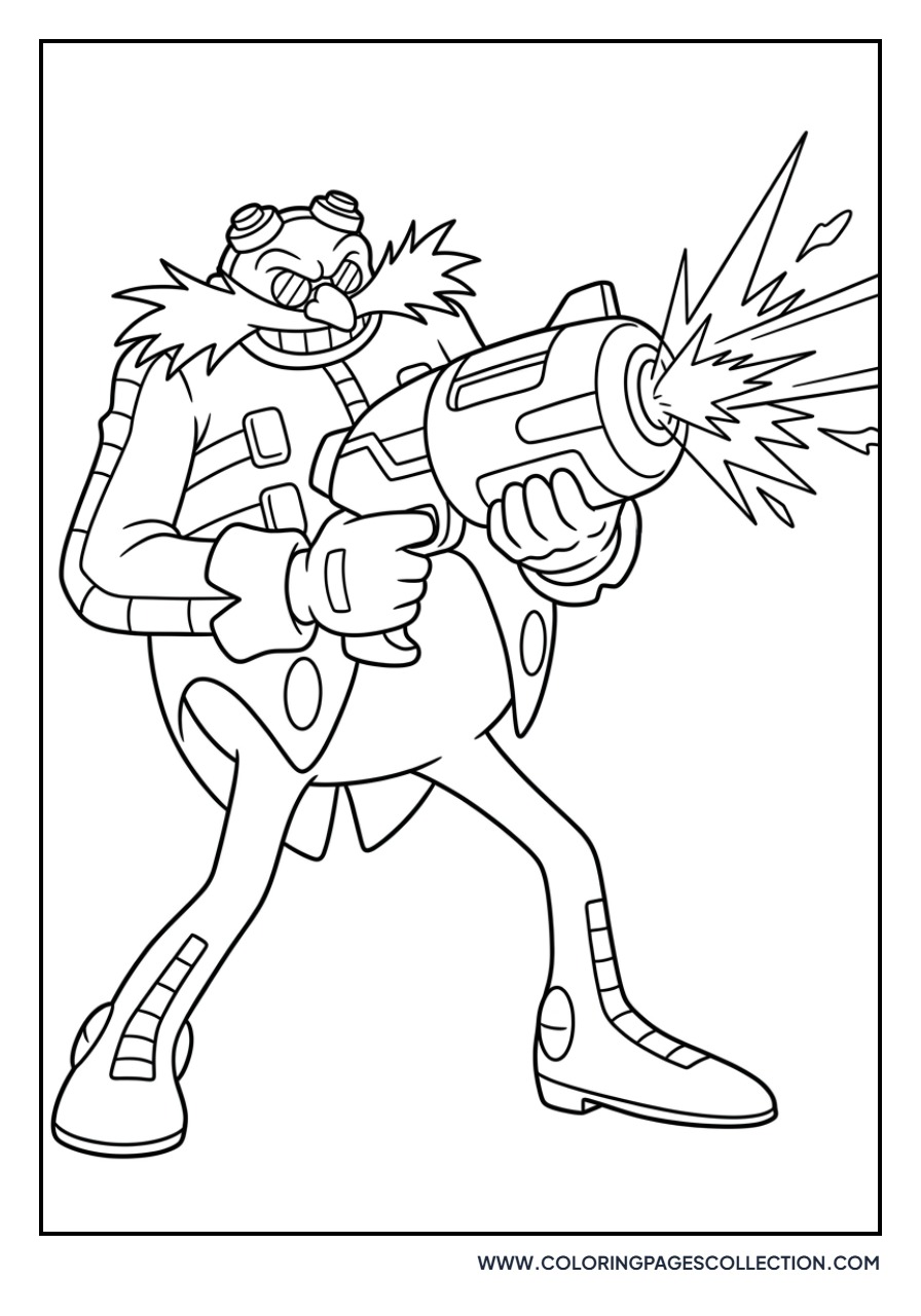 Eggman with a Laser Gun