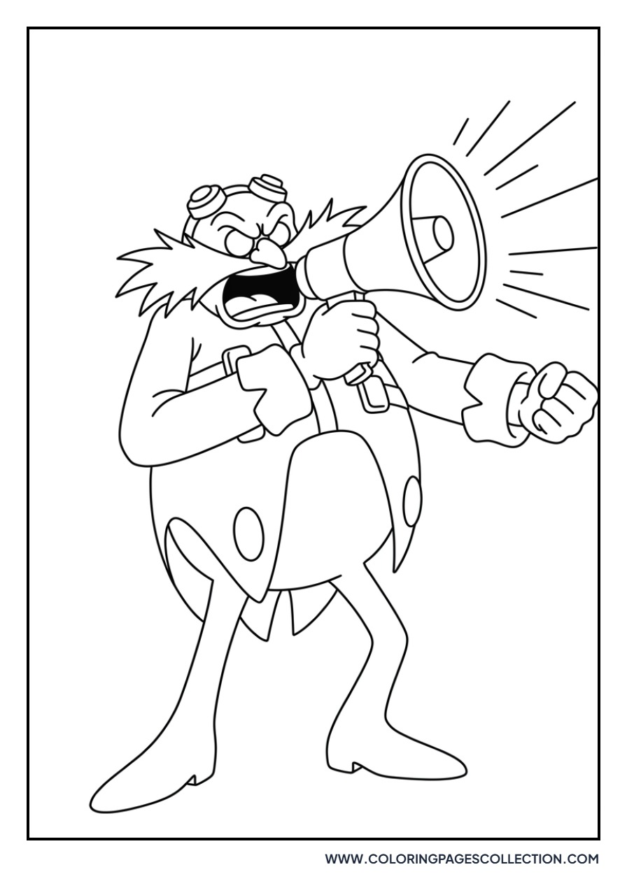 Eggman with a Megaphone