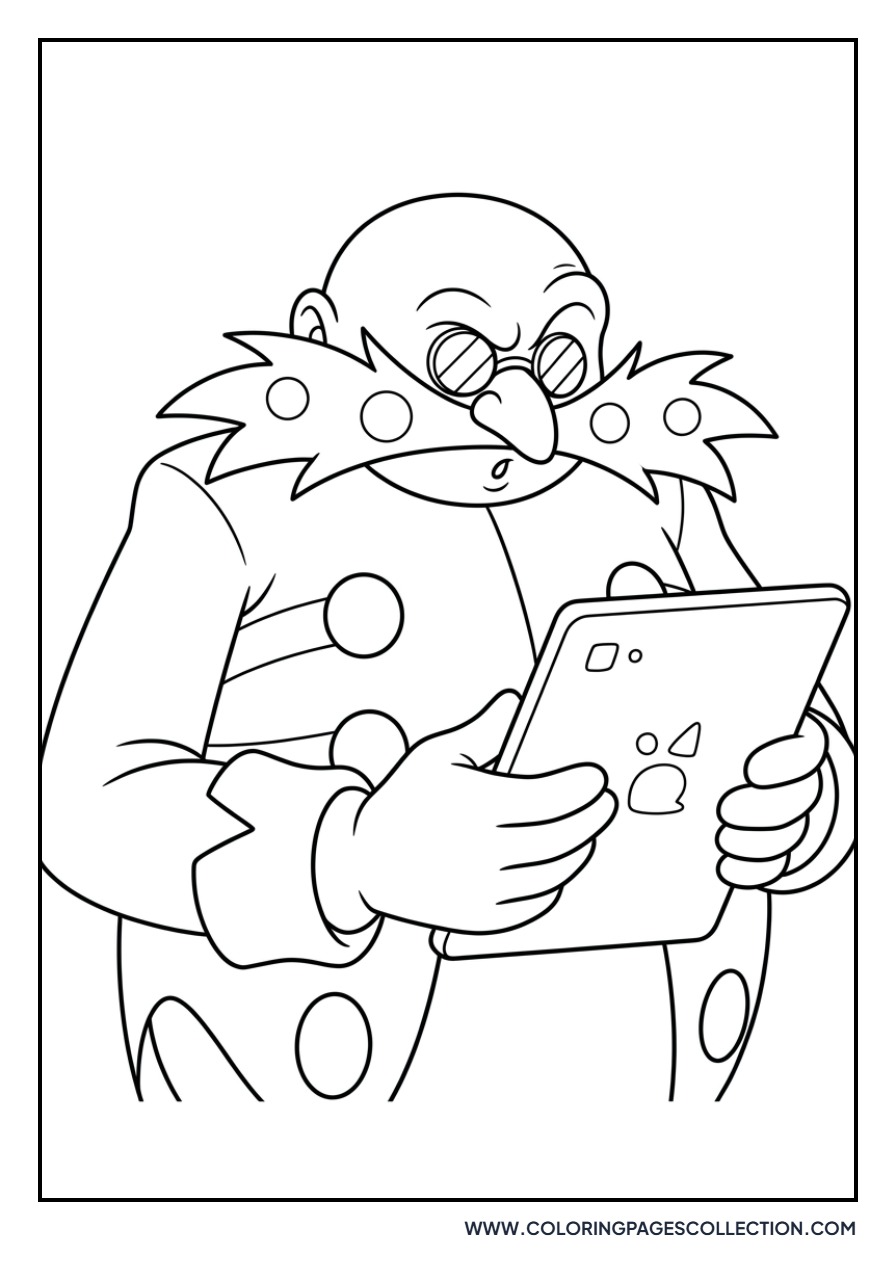 Eggman with a Tablet