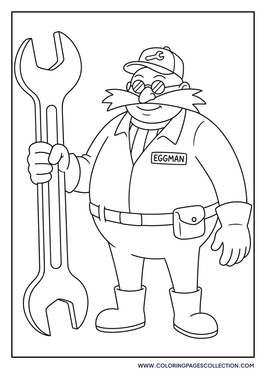 Eggman with a Wrench