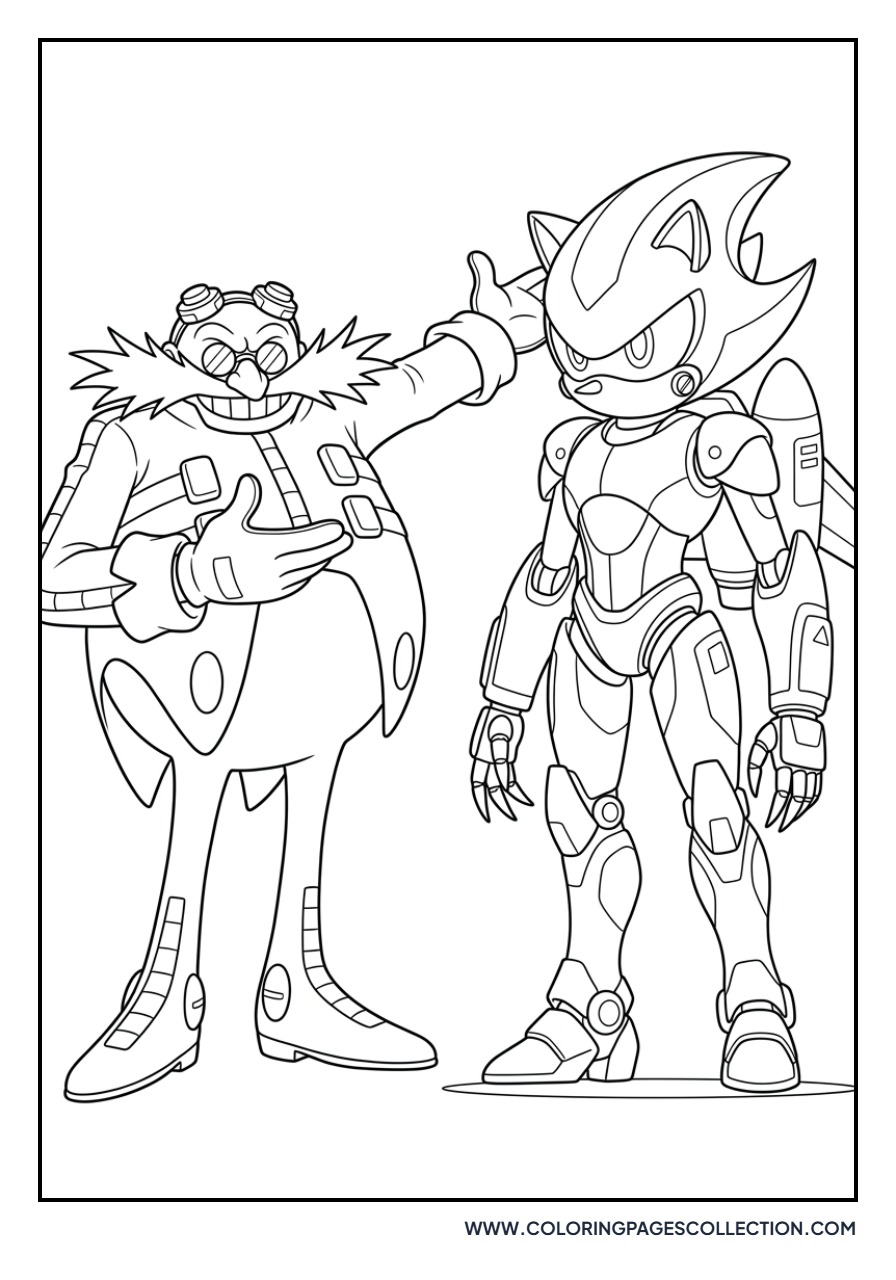 Eggman with Metal Sonic 2.0