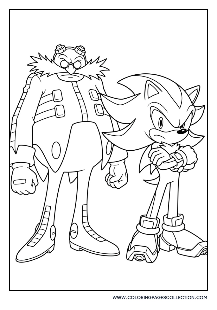 Eggman with Shadow the Hedgehog