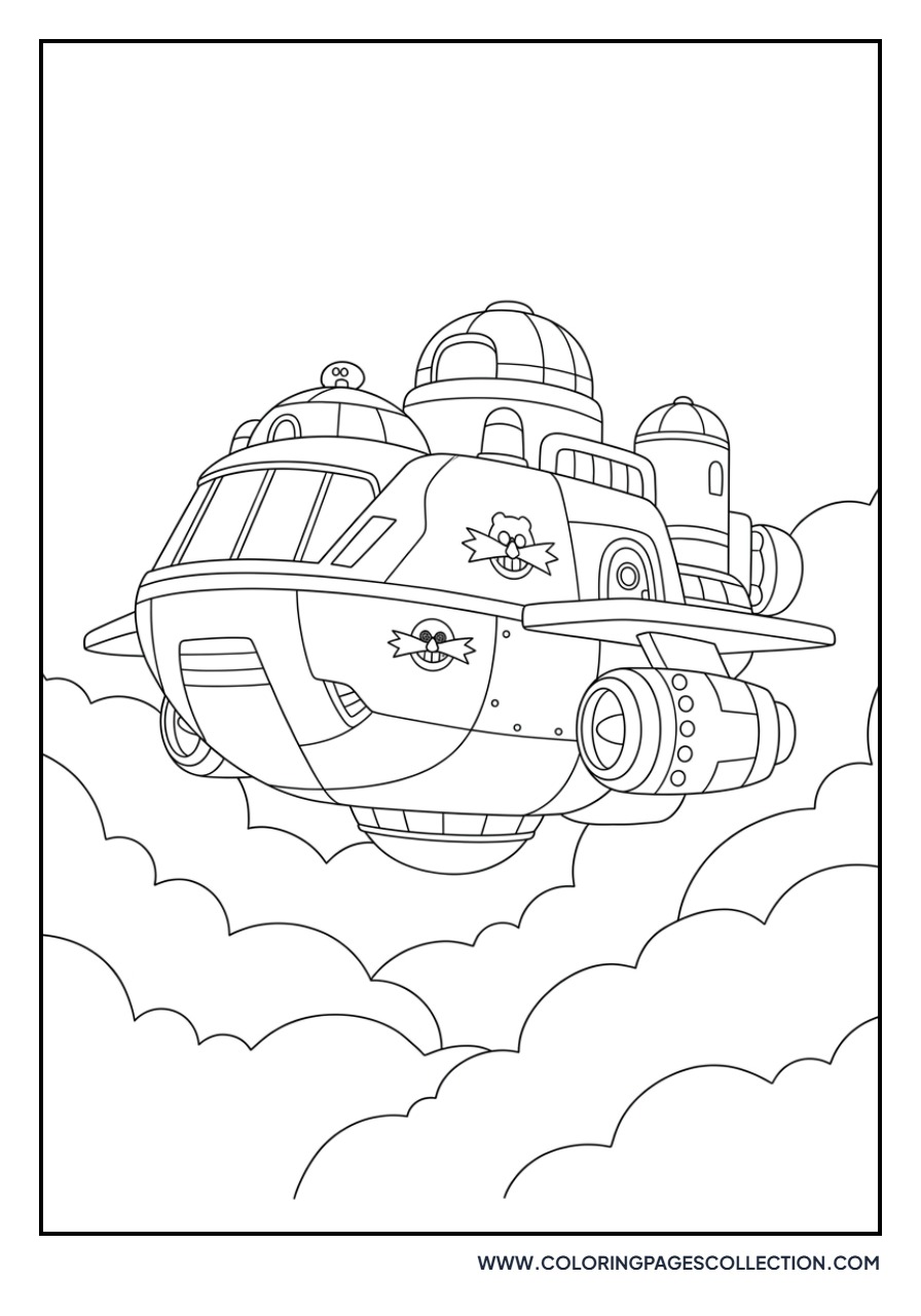 Eggman's Flying Fortress