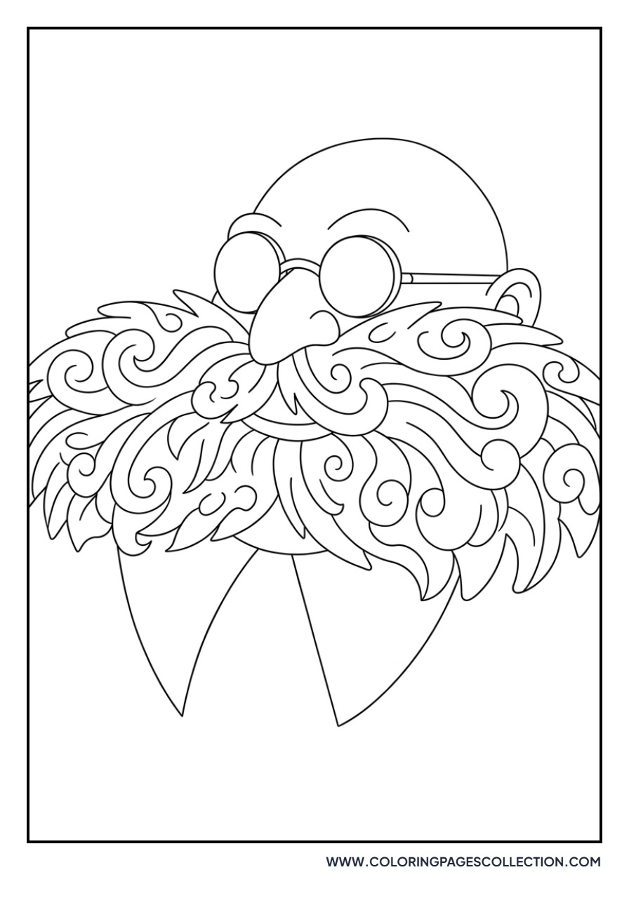 Eggman's Mustache Detail
