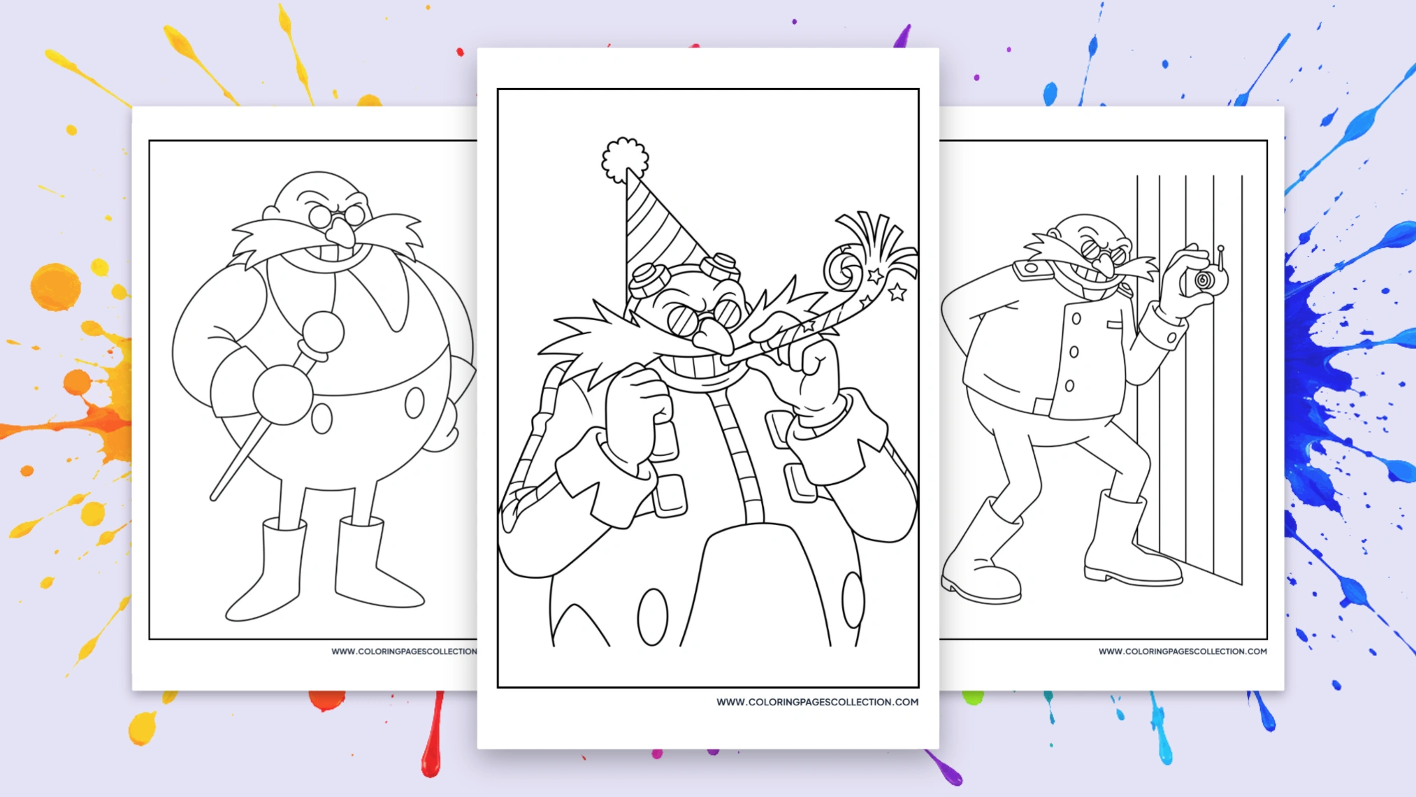 80+ Free Printable Eggman Coloring Pages