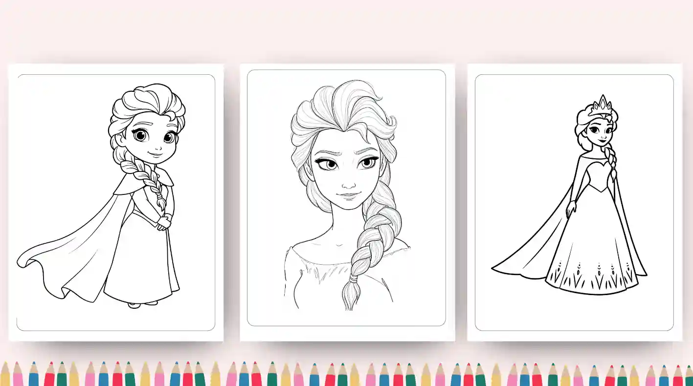 Elsa Coloring Pages