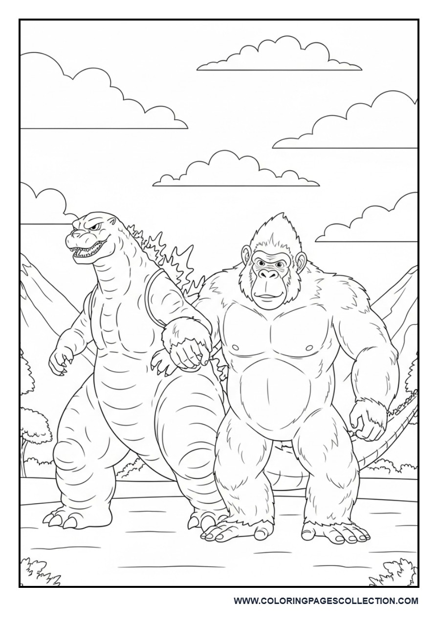 Godzilla and Kong Team Adventure