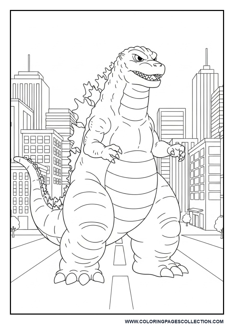Godzilla in a Simple City