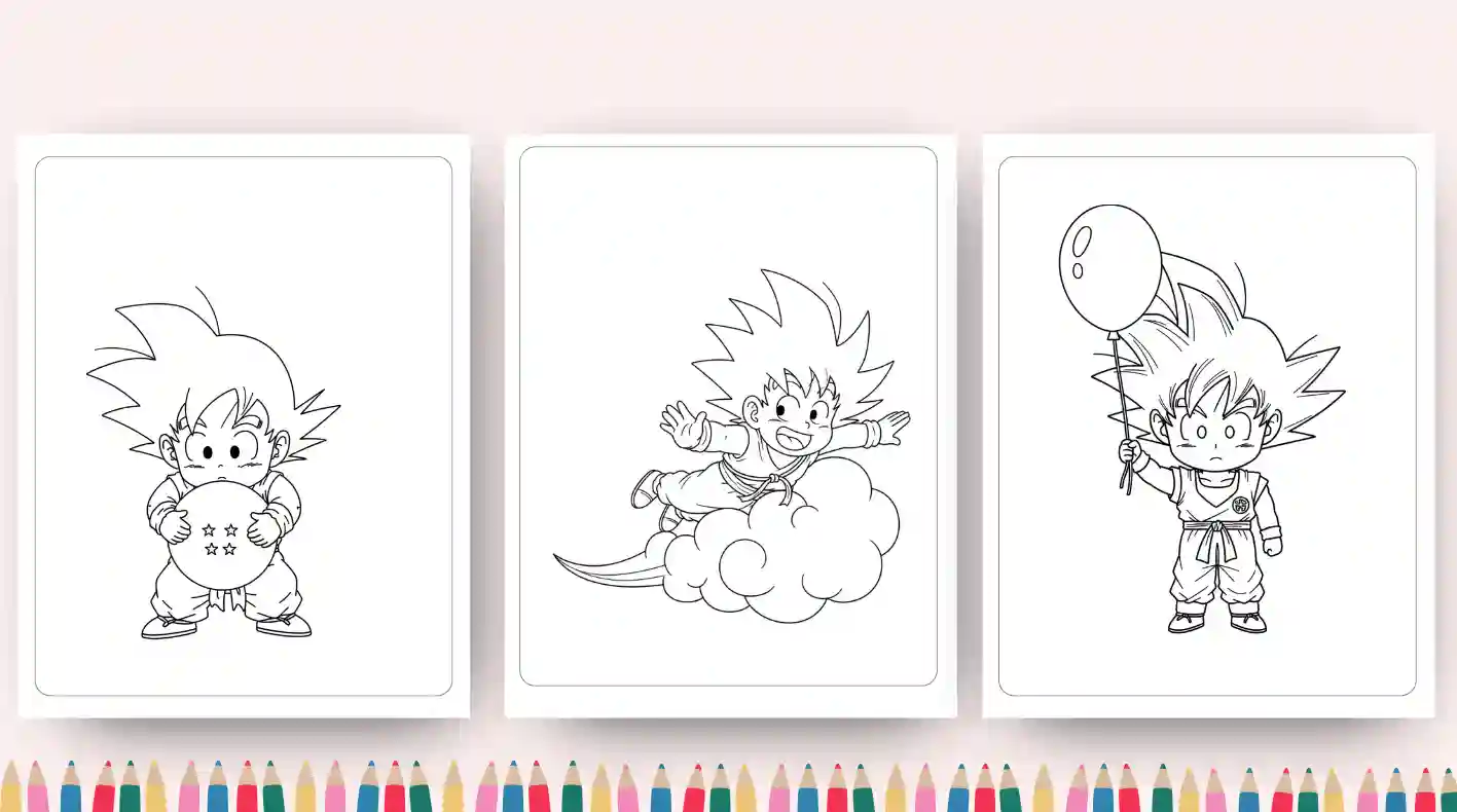 goku coloring pages