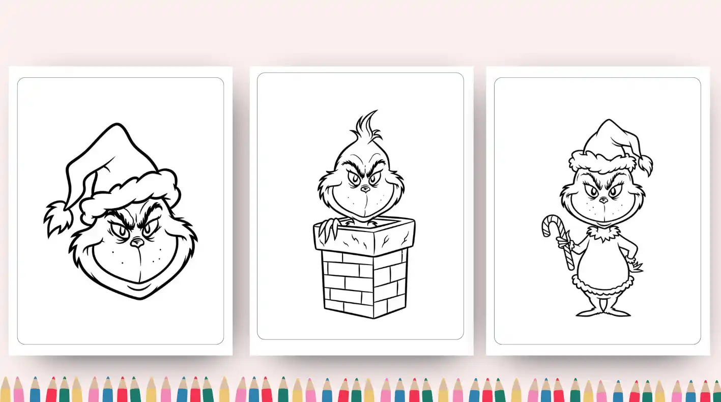 grinch coloring pages
