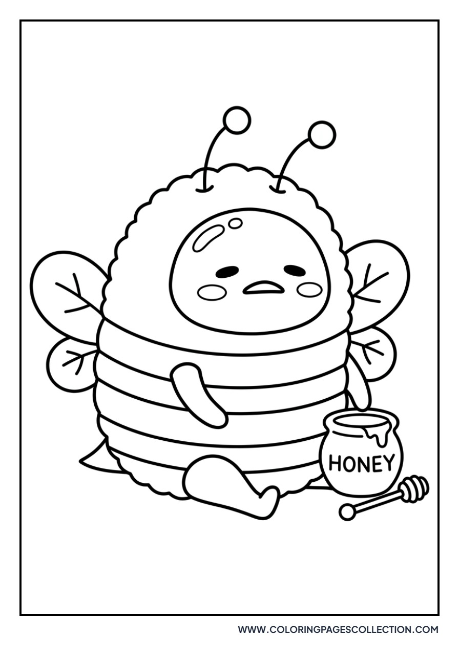 Gudetama as a Bee