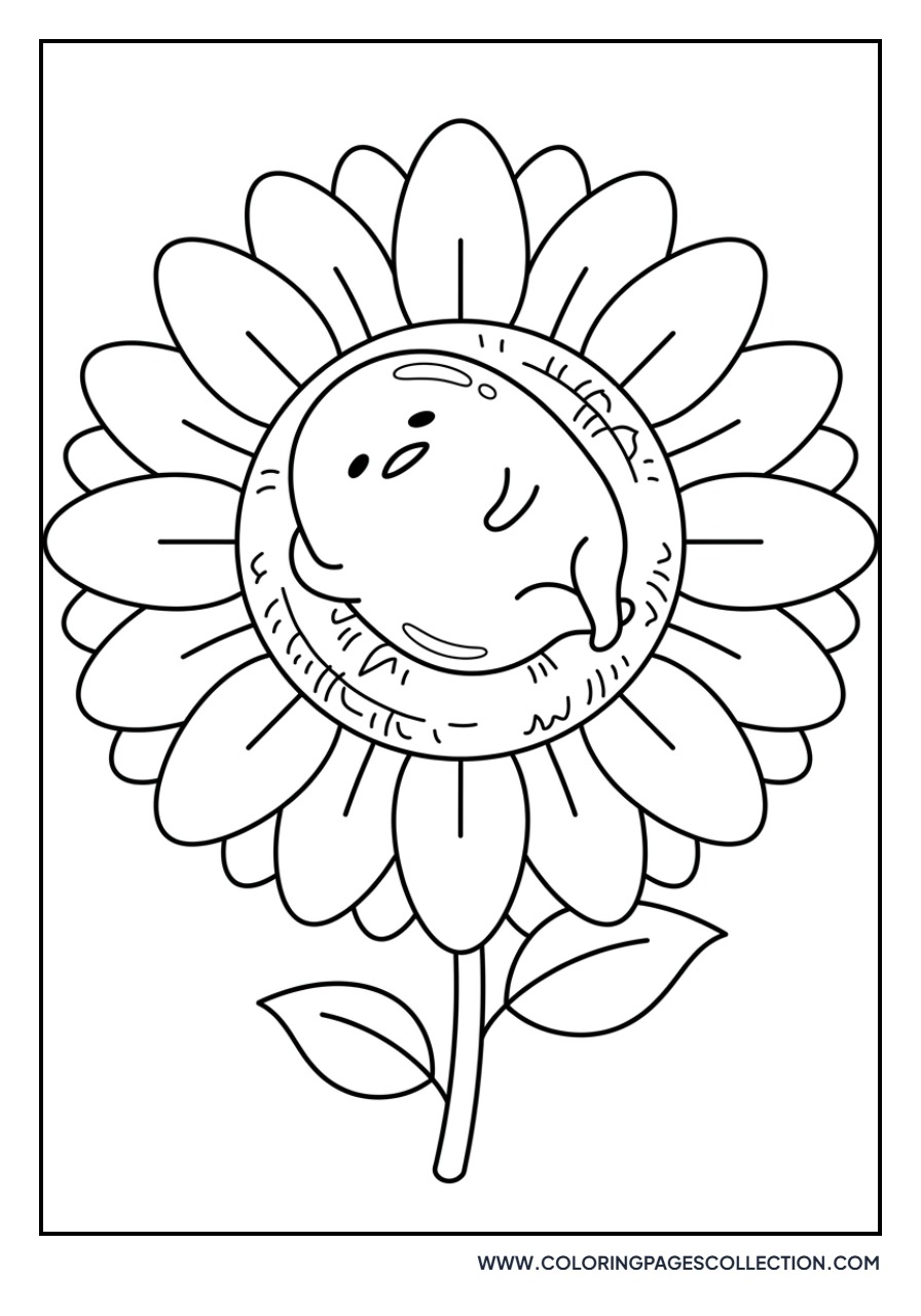 Gudetama as a Flower
