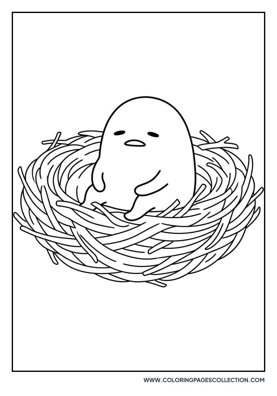 Gudetama in a Nest