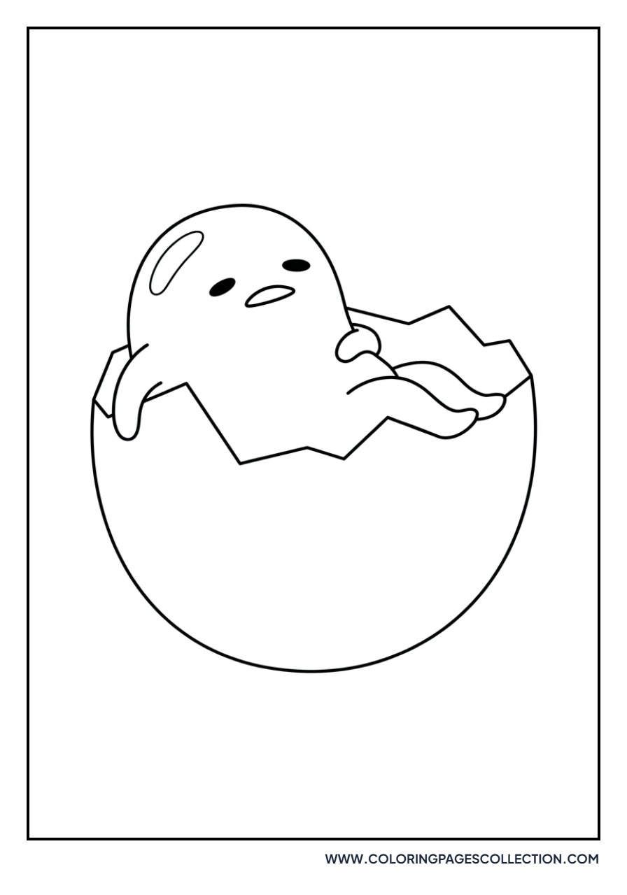 Gudetama in a Soft Boiled Shell