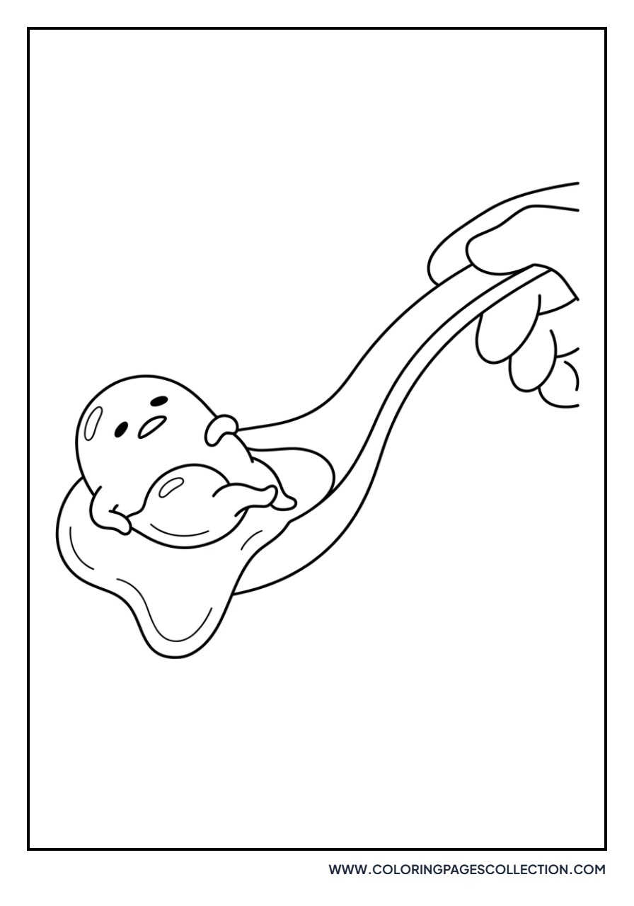 Gudetama in a Spoon
