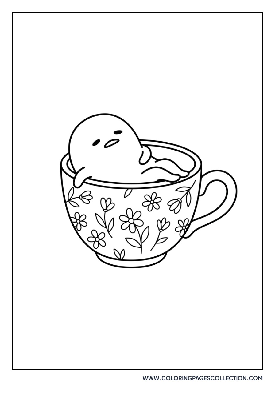 Gudetama in a Teacup