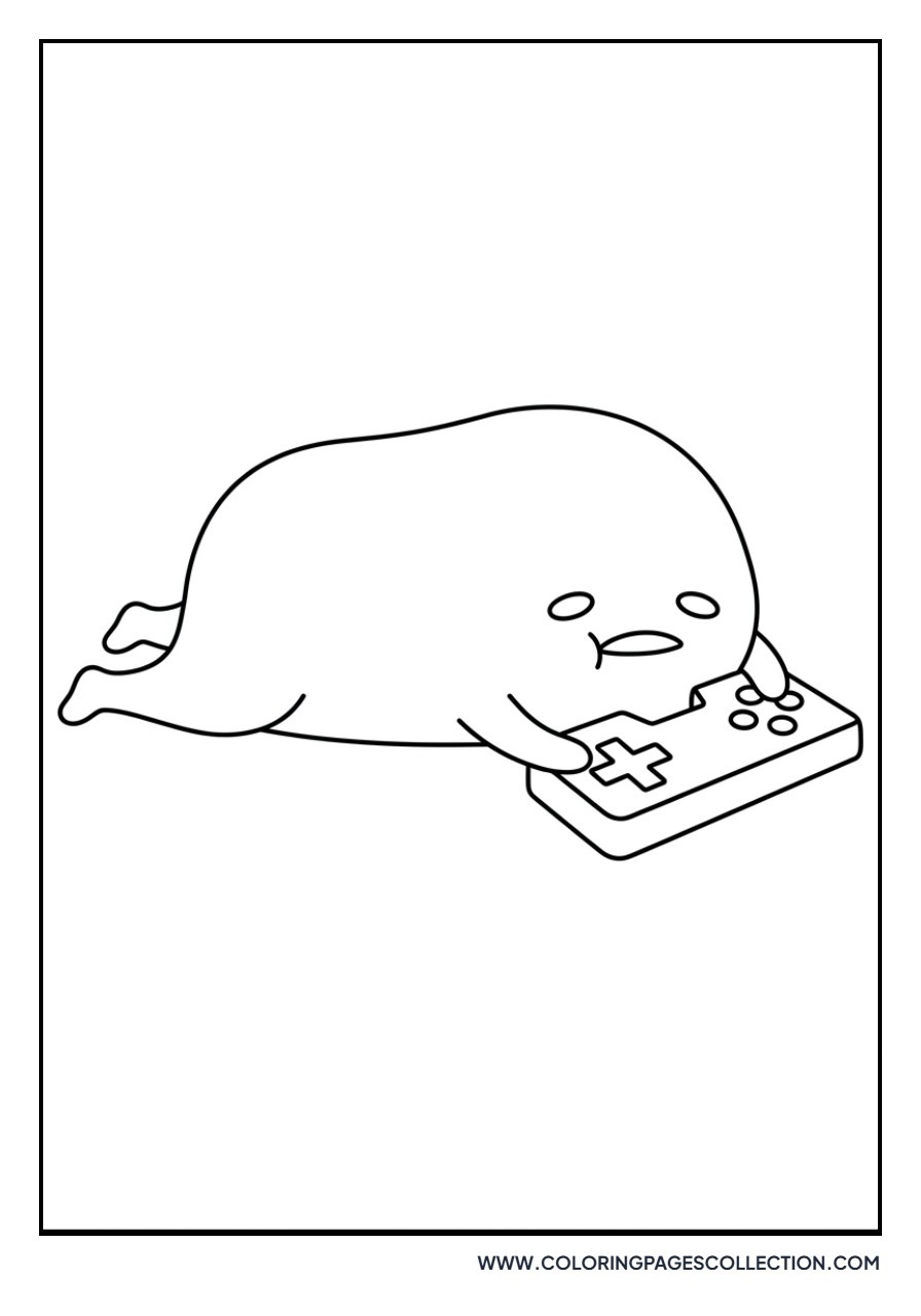 Gudetama Playing Video Games