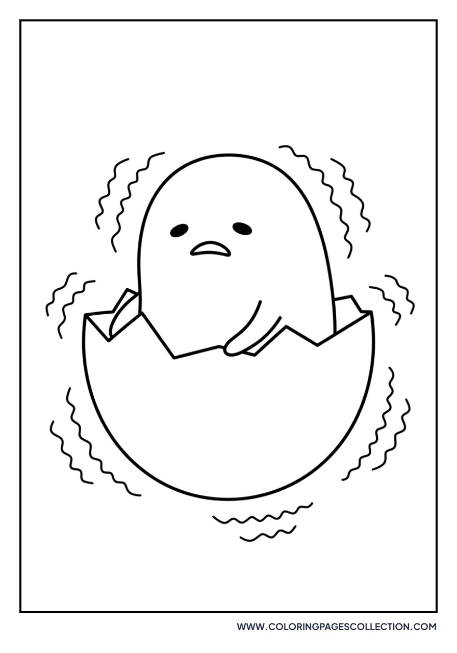 Gudetama Shaking with Fear