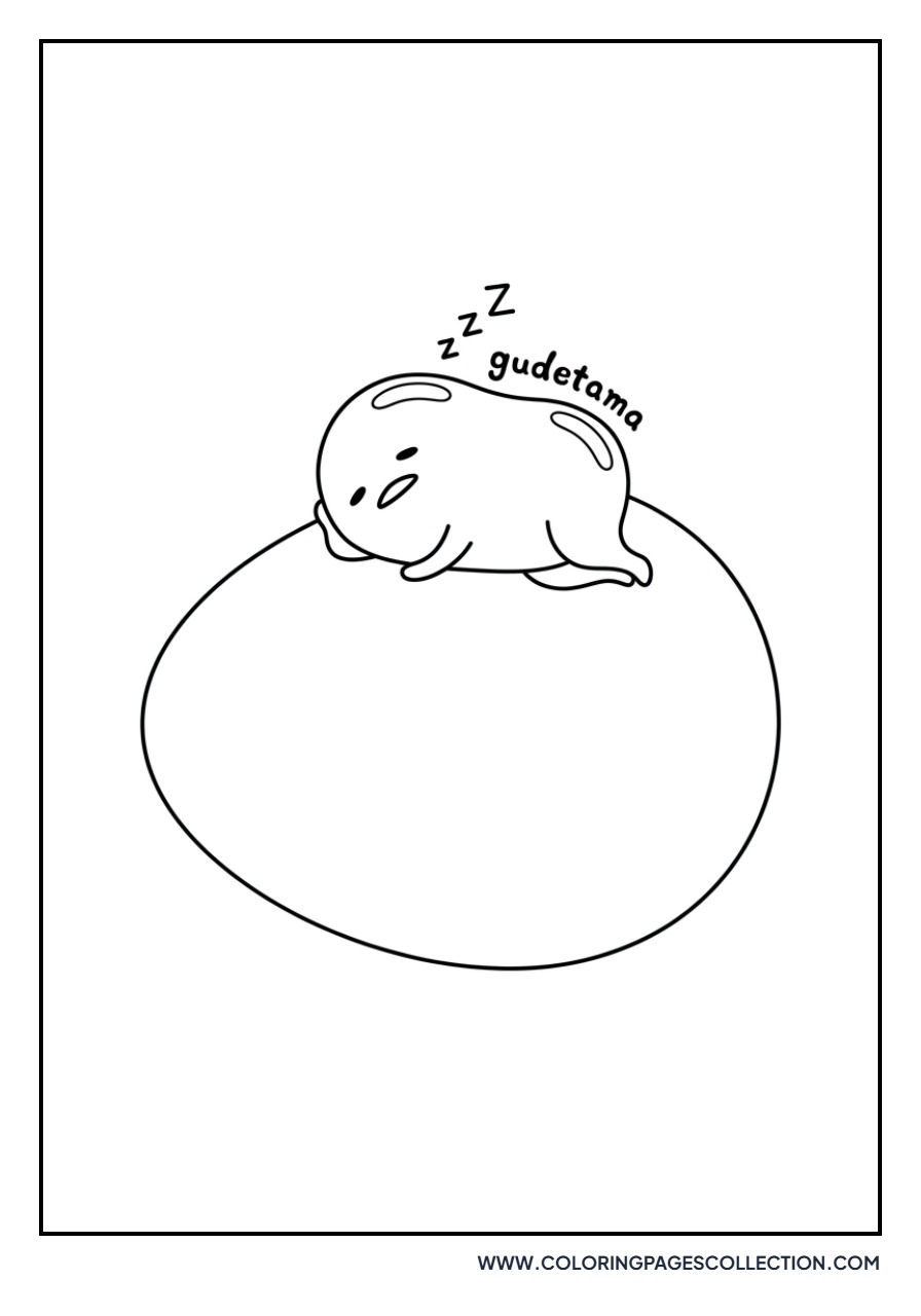 Gudetama with a Book