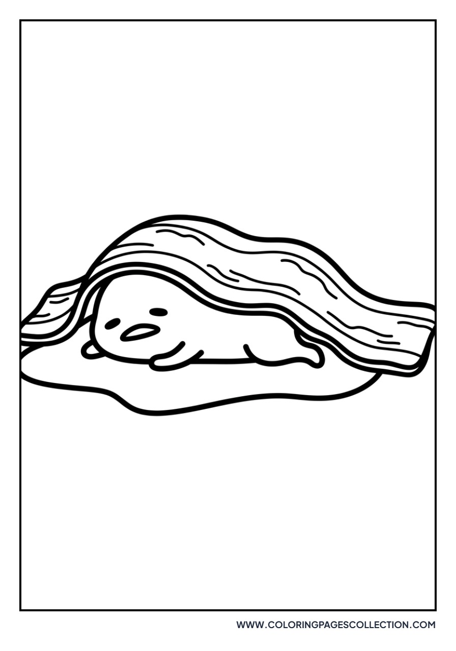 Gudetama with Bacon Blanket