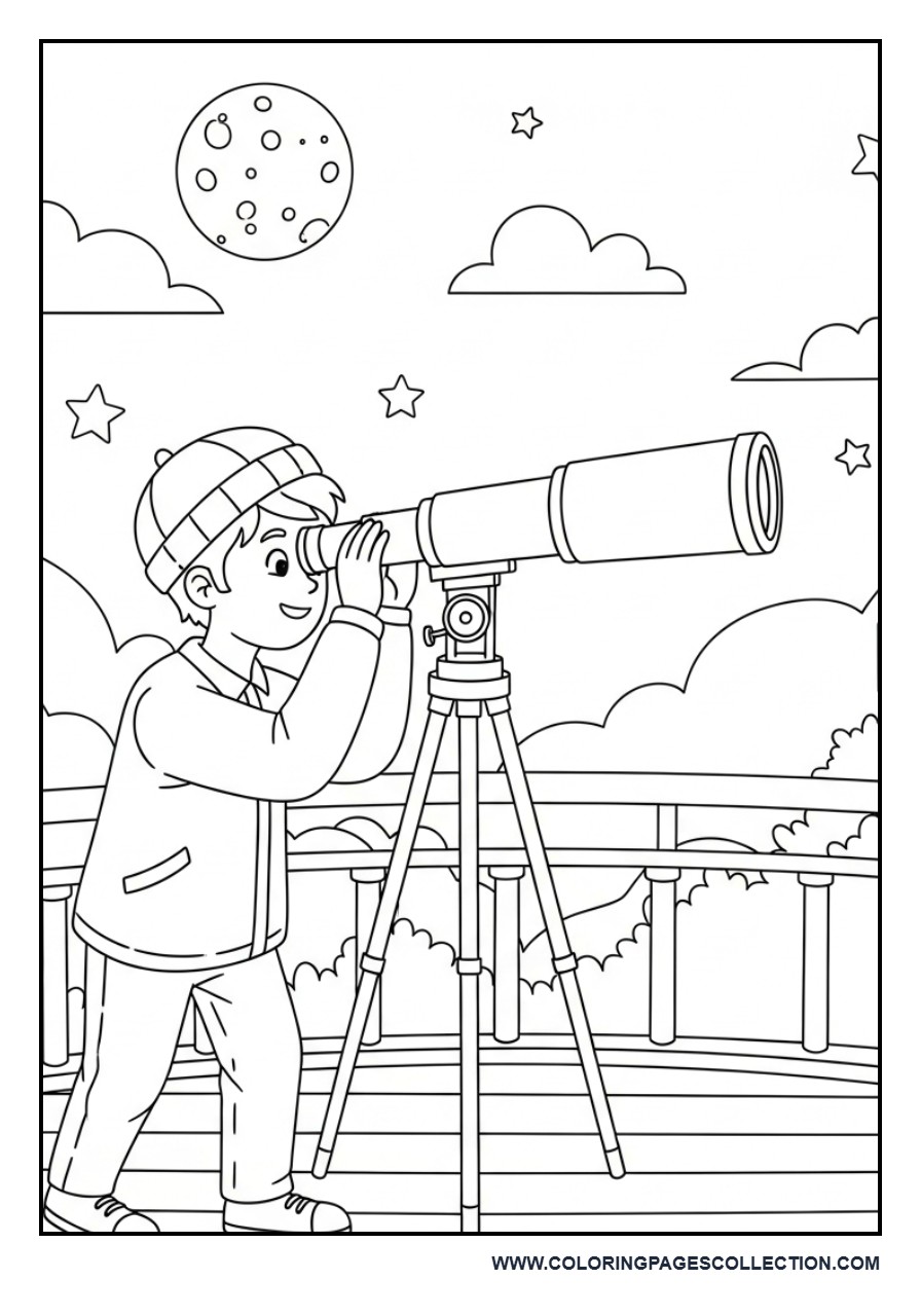 Astronomy Tower Night Sky
