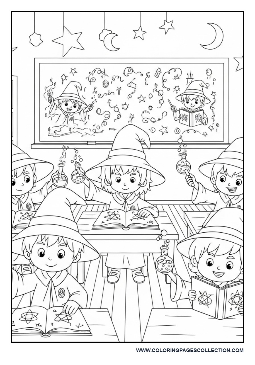 Cute Wizard Classroom