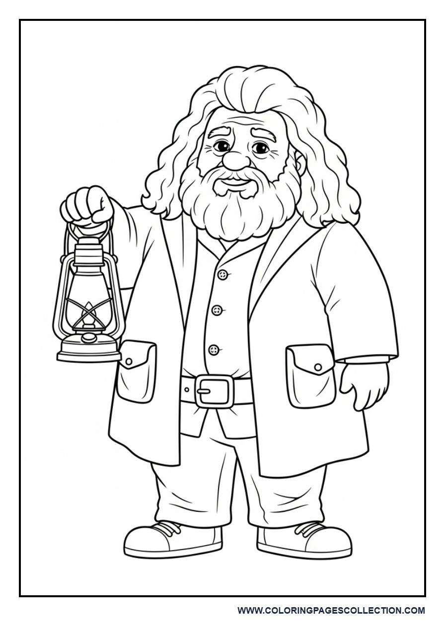 Hagrid with Lantern