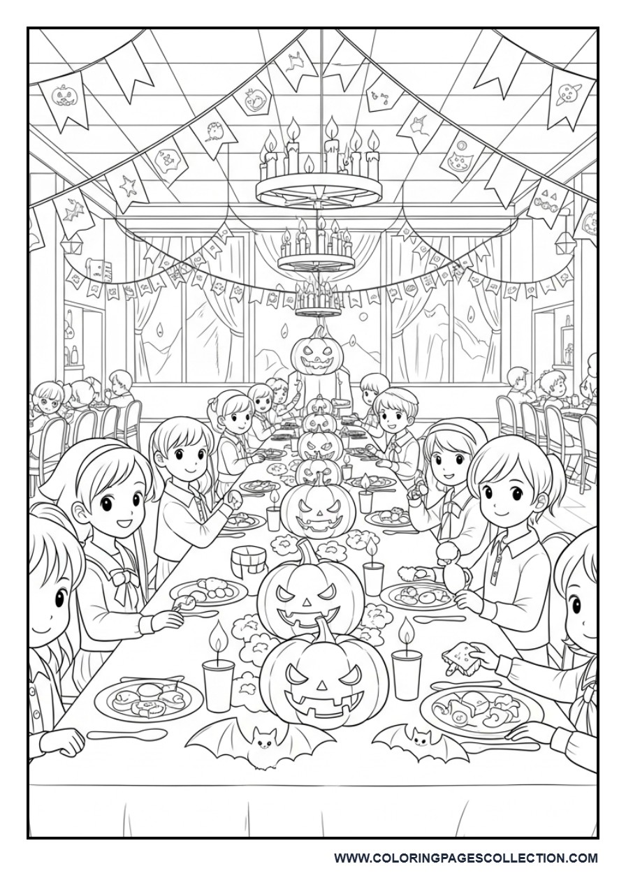 Halloween Feast at Hogwarts