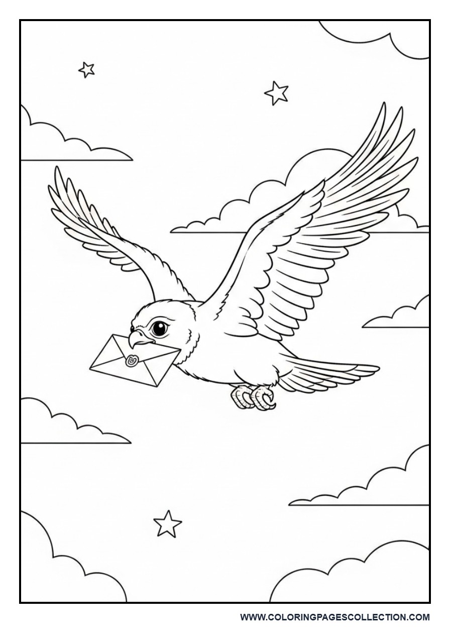 Hedwig Delivering a Letter