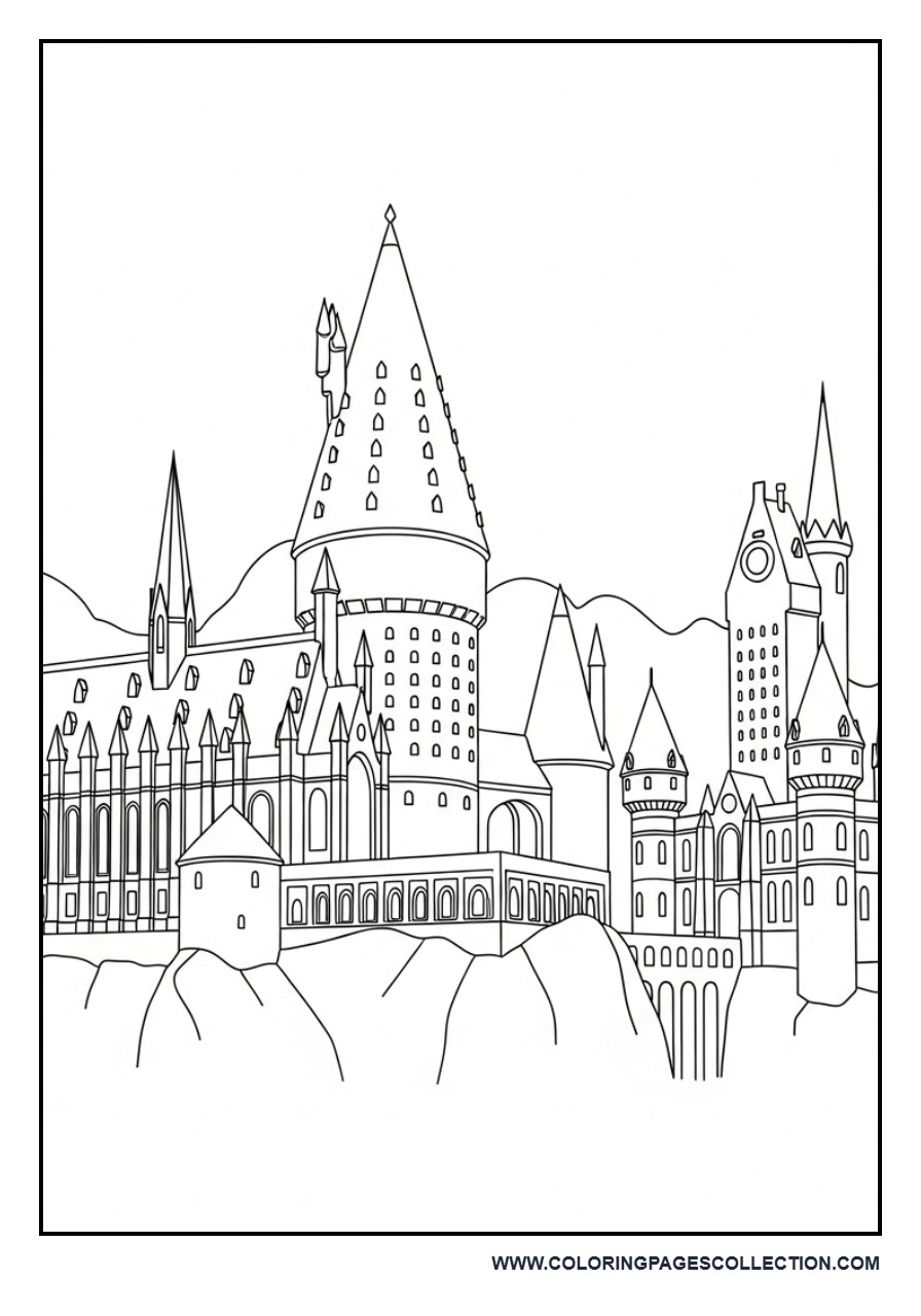 Hogwarts Castle Simple Version