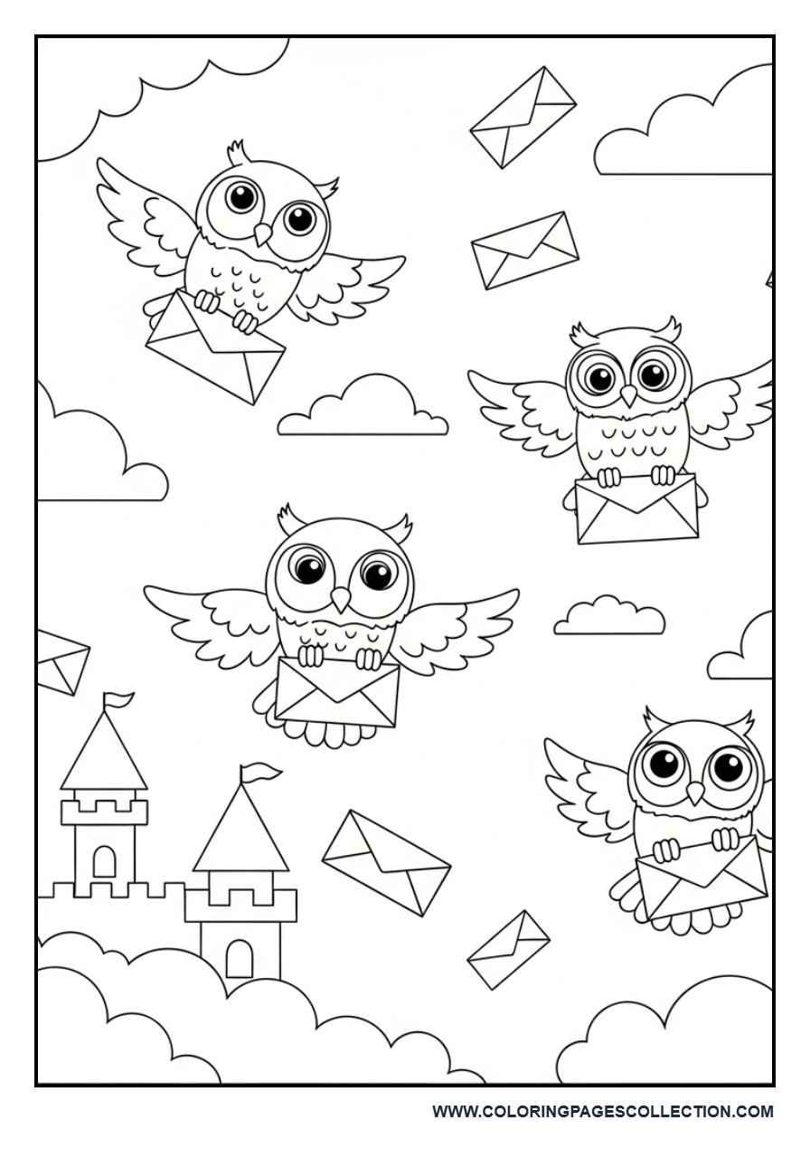 Hogwarts Owl Post Delivery