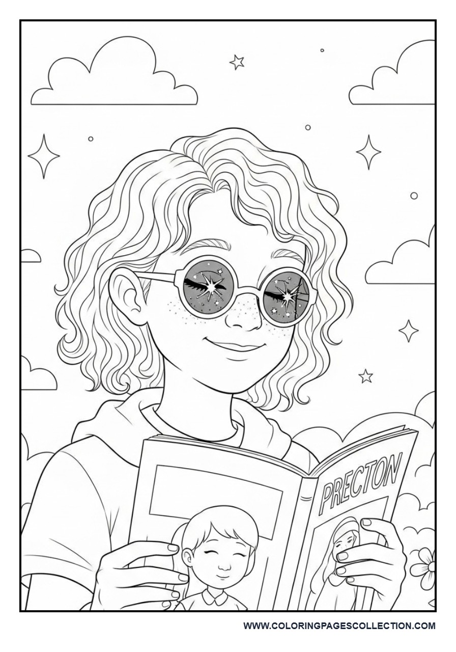 Luna Lovegood with Spectrespecs