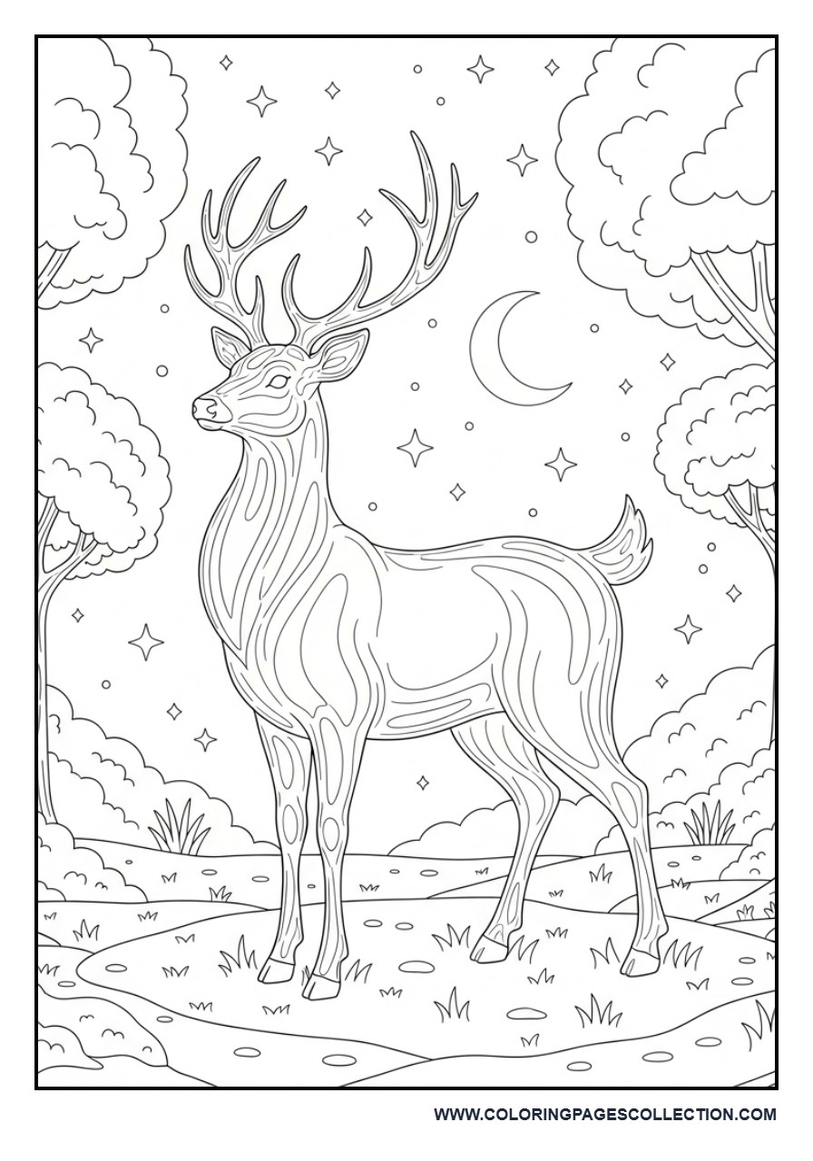 Magical Patronus in the Forest