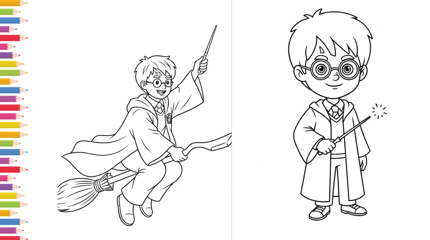 45+ magical harry potter coloring sheets (free printables)