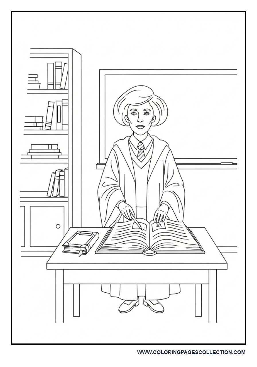 Professor McGonagall Teaching Magic