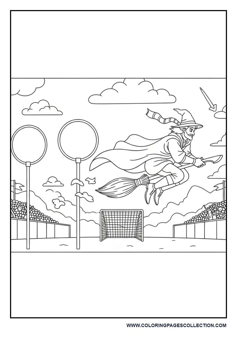 Quidditch Match at Hogwarts