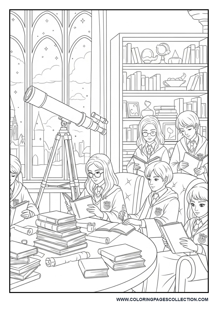 Ravenclaw Tower Study Time