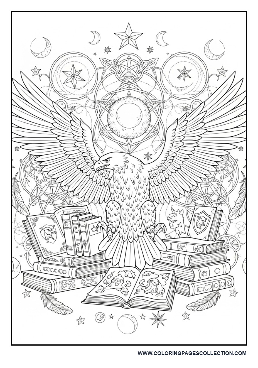 Ravenclaw Wisdom Pattern Page