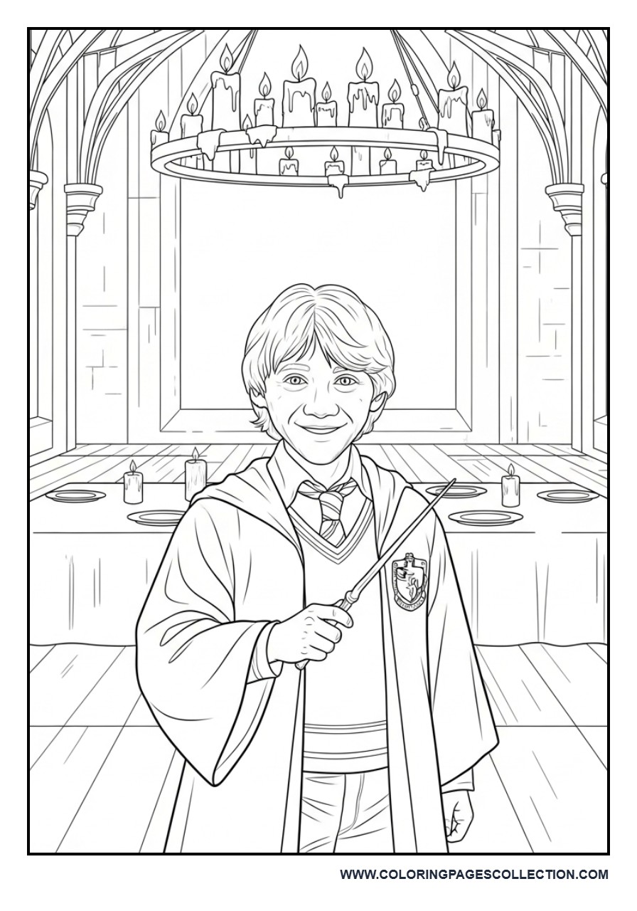 Ron Weasley in the Great Hall