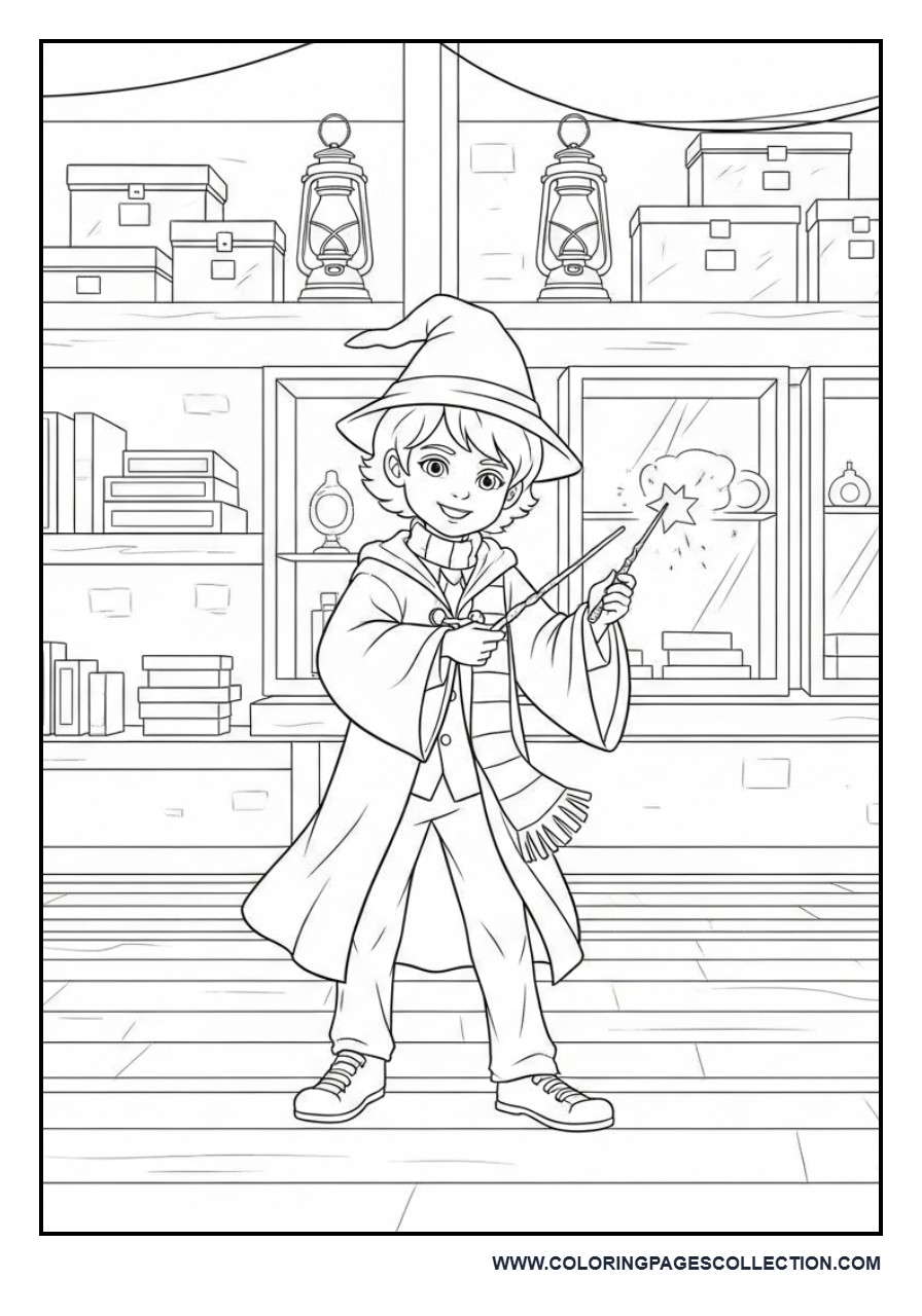 Shopping for Wands in Diagon Alley
