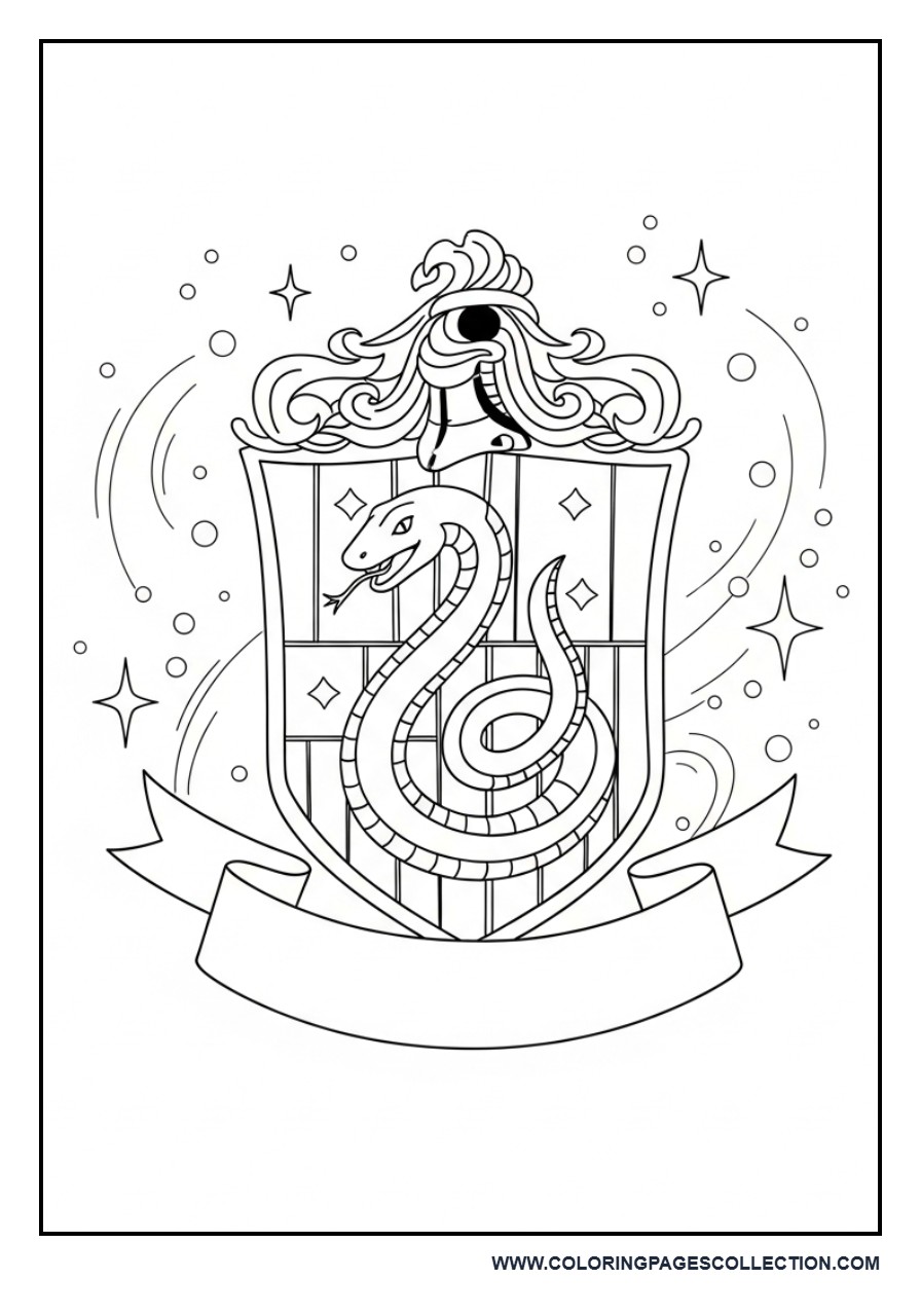 Slytherin House Crest