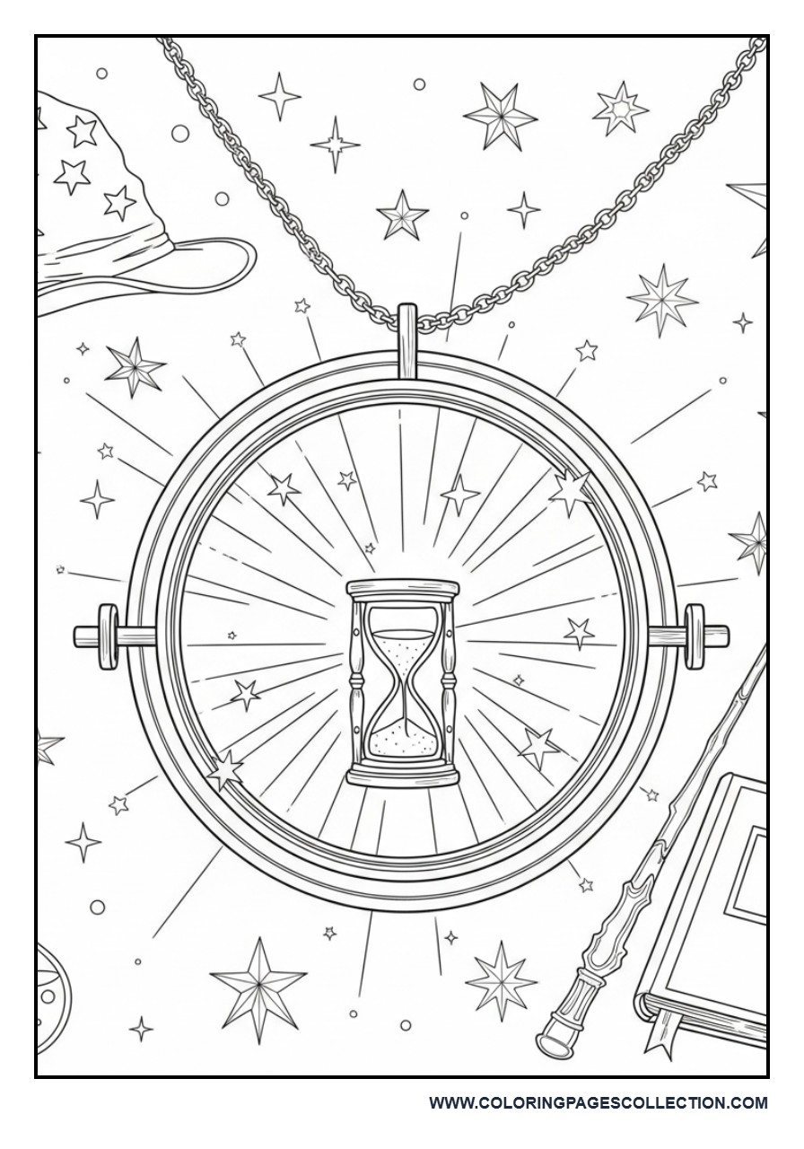 The Time-Turner Magical Necklace
