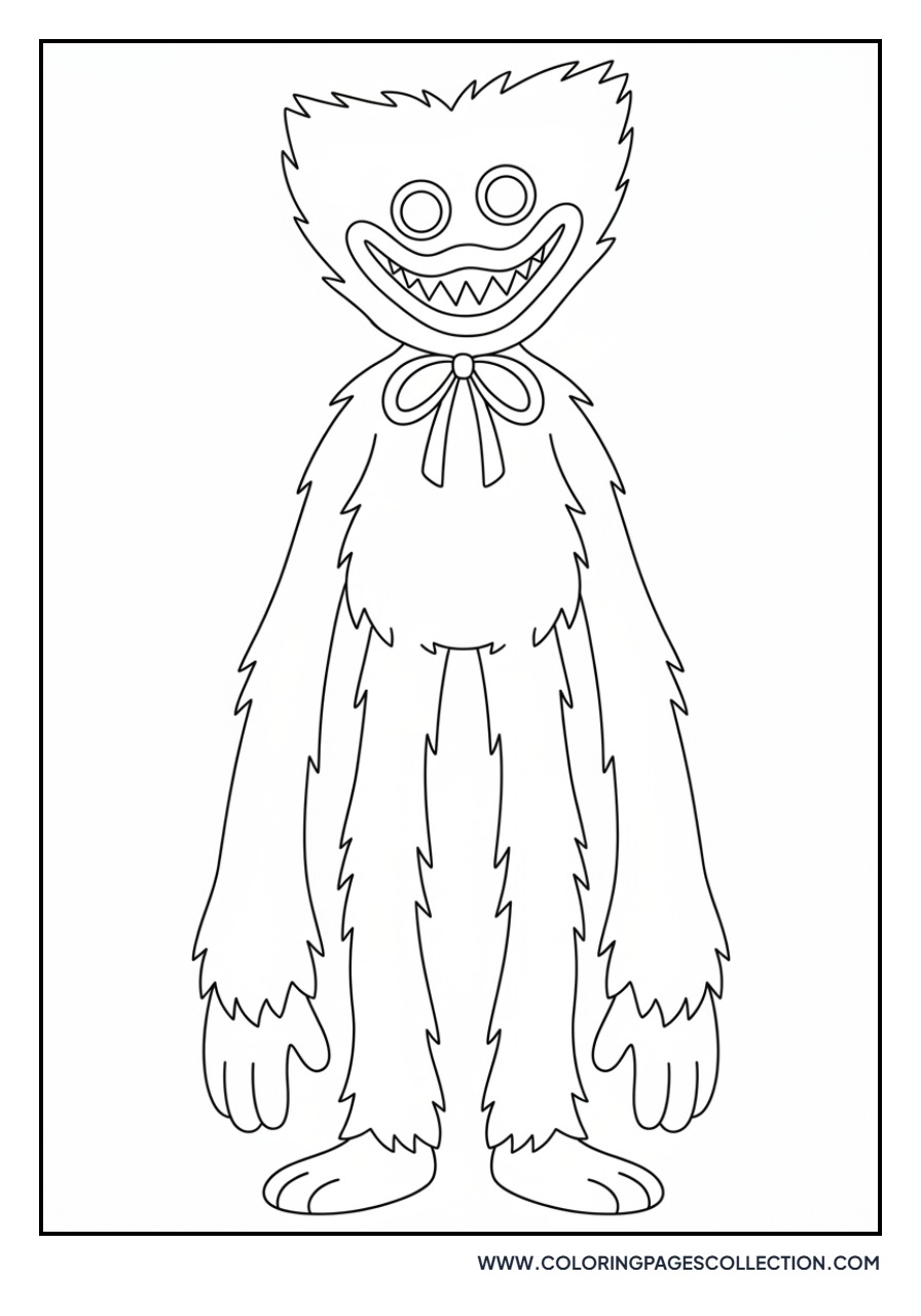 Classic Huggy Wuggy Standing